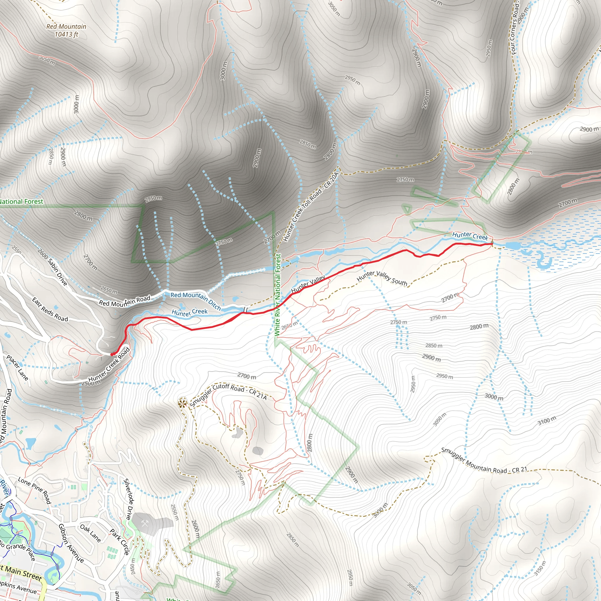 Hunter Valley Trail mobile static map