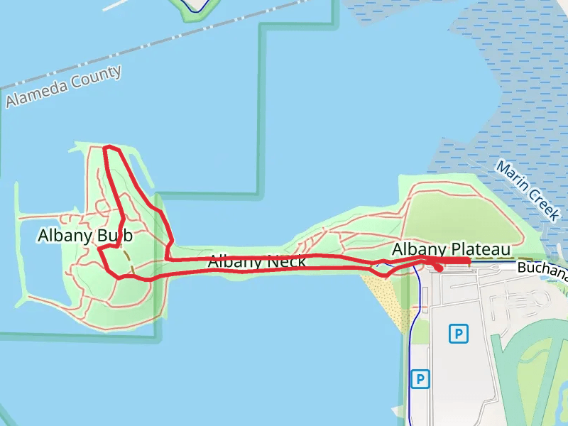 Albany Neck and Albany Bulb Loop
