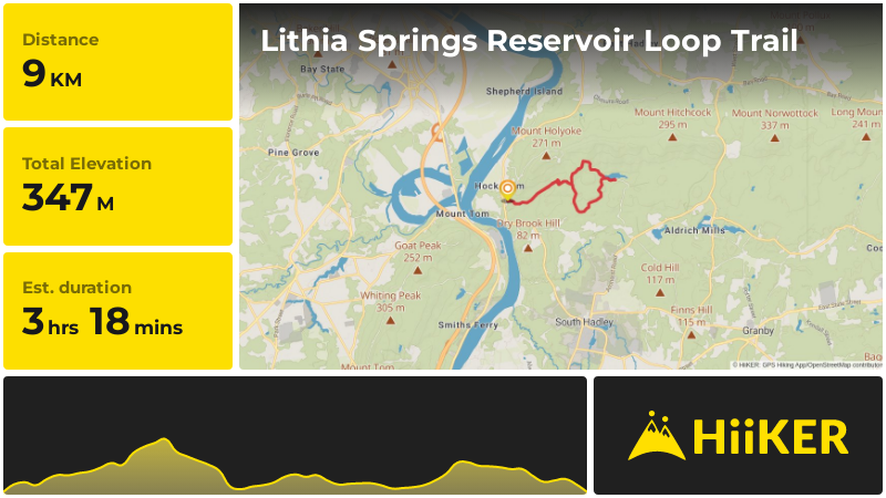 Lithia Springs Reservoir Loop Trail | Hampshire County | Massachusetts