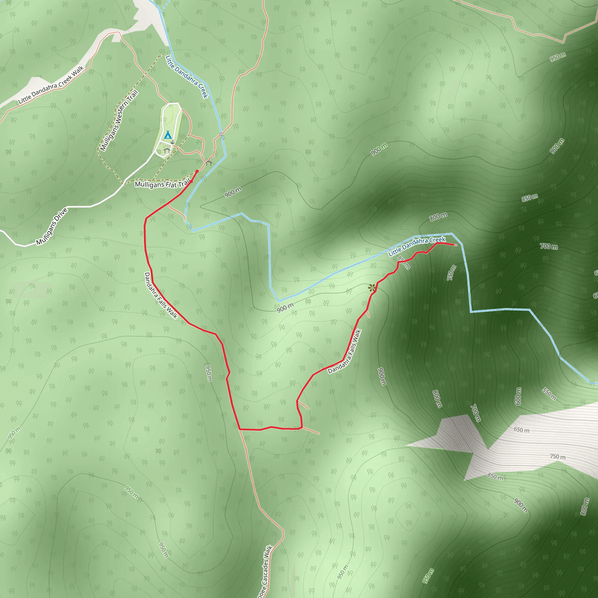 Forest Track - Gibraltar National Park mobile static map