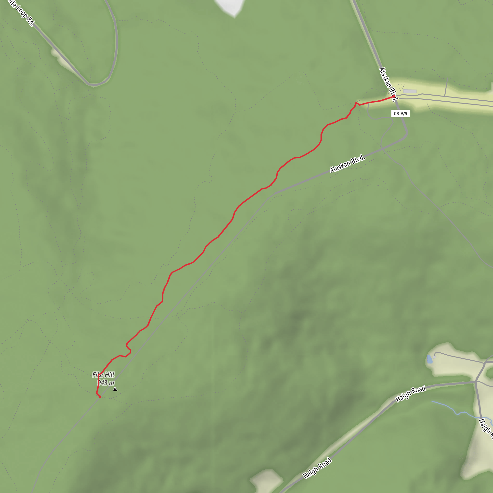 Fern Trail mobile static map