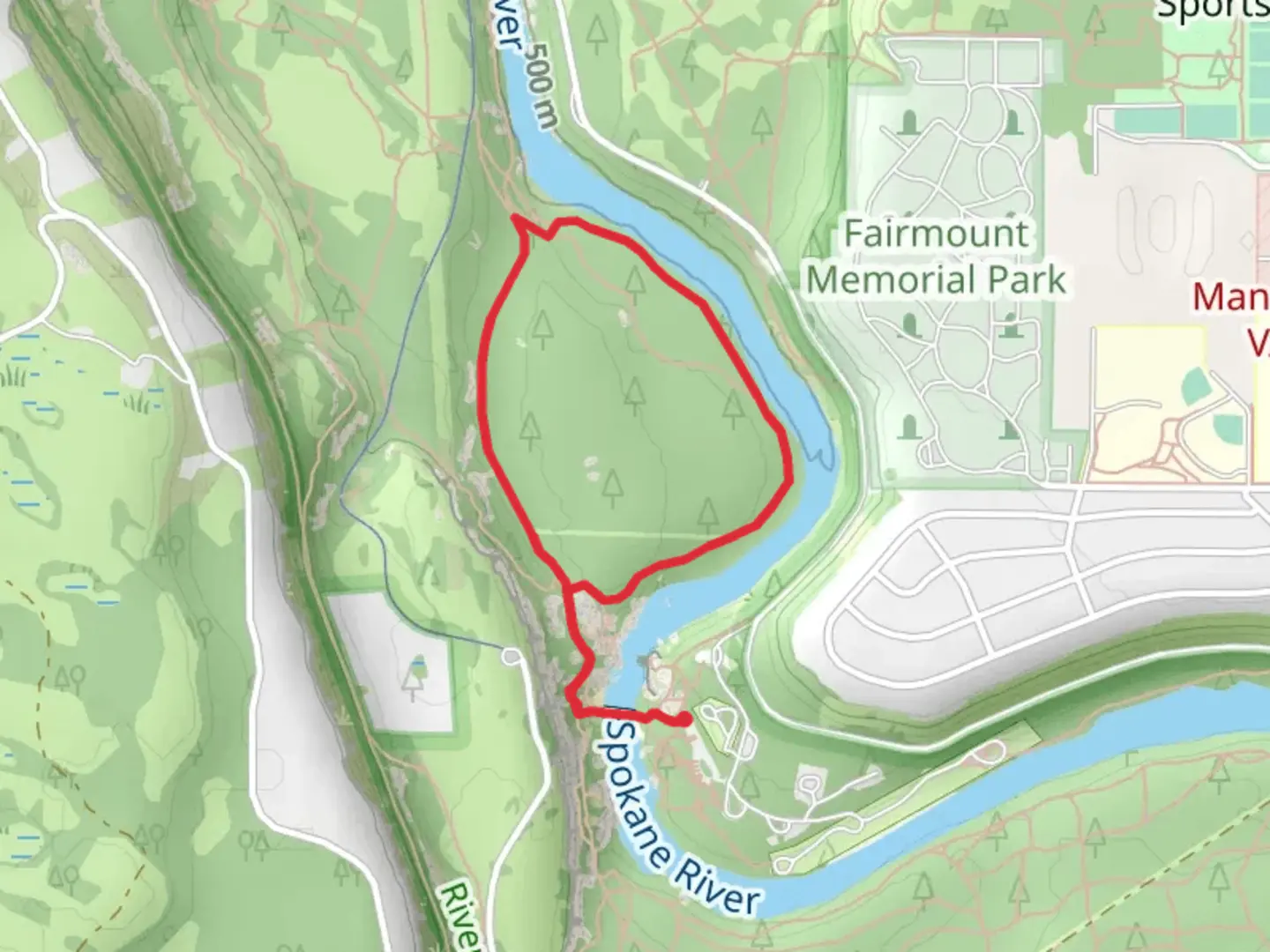 An image depicting the trail Trail 25 and 211 Loop and its surrounding area.