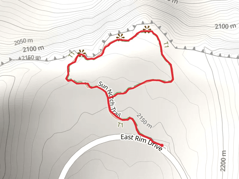 Sun Notch Phantom Ship View Point Trail