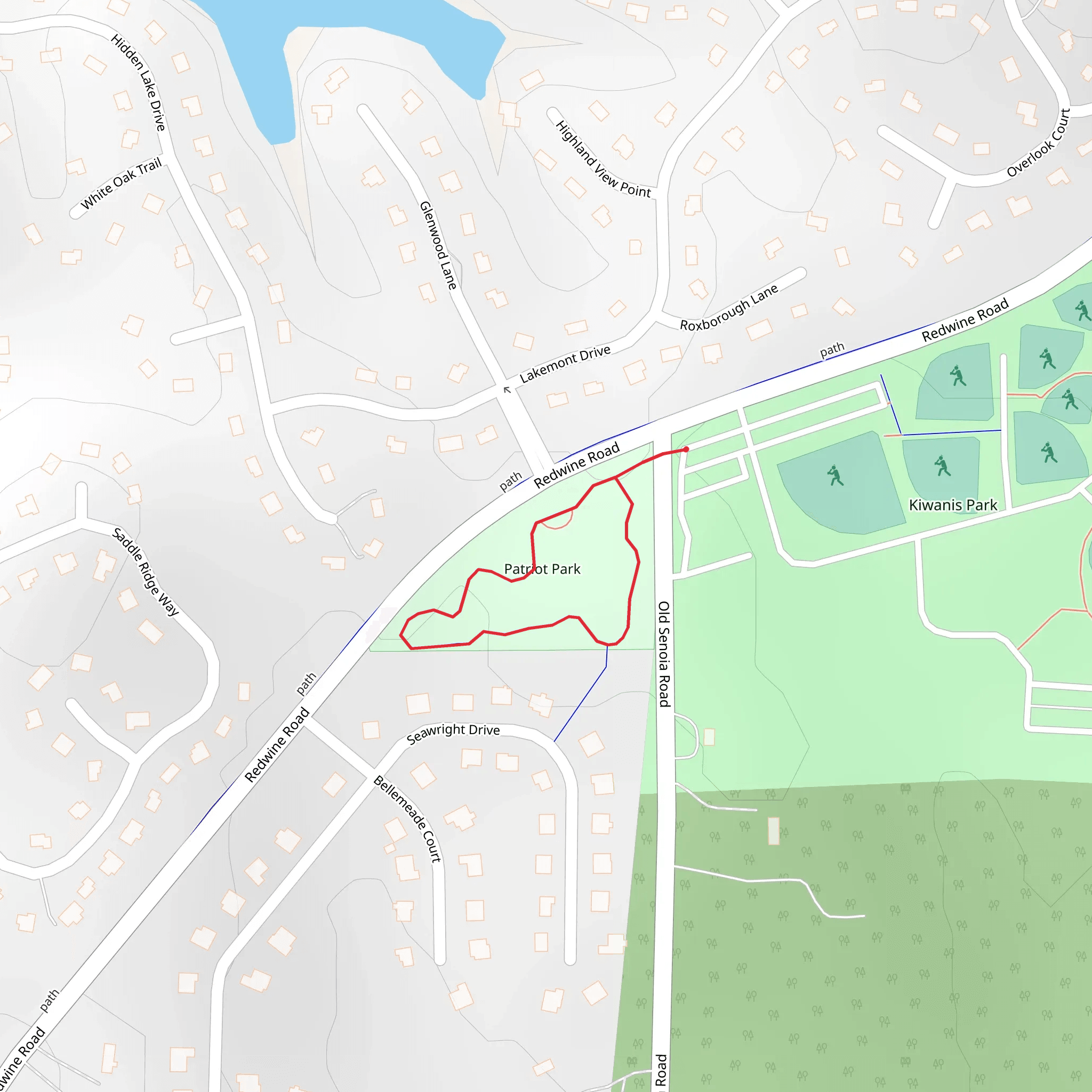 Patriot Park Loop mobile static map