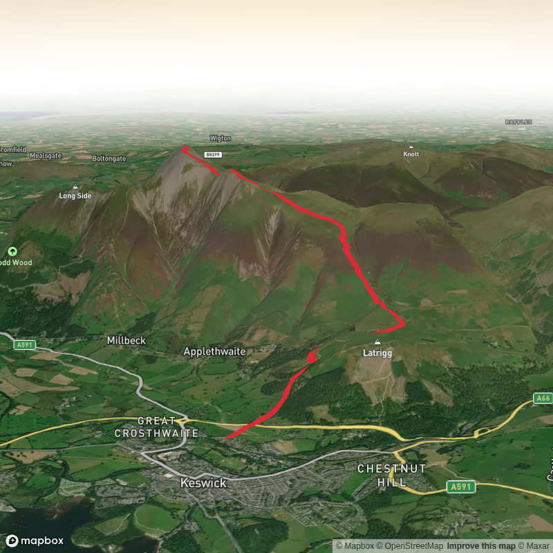 Siddaw from Keswick