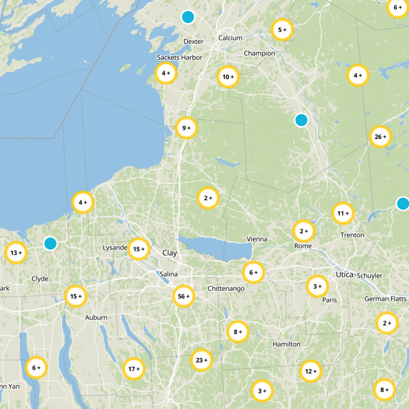Oswego County Static Map