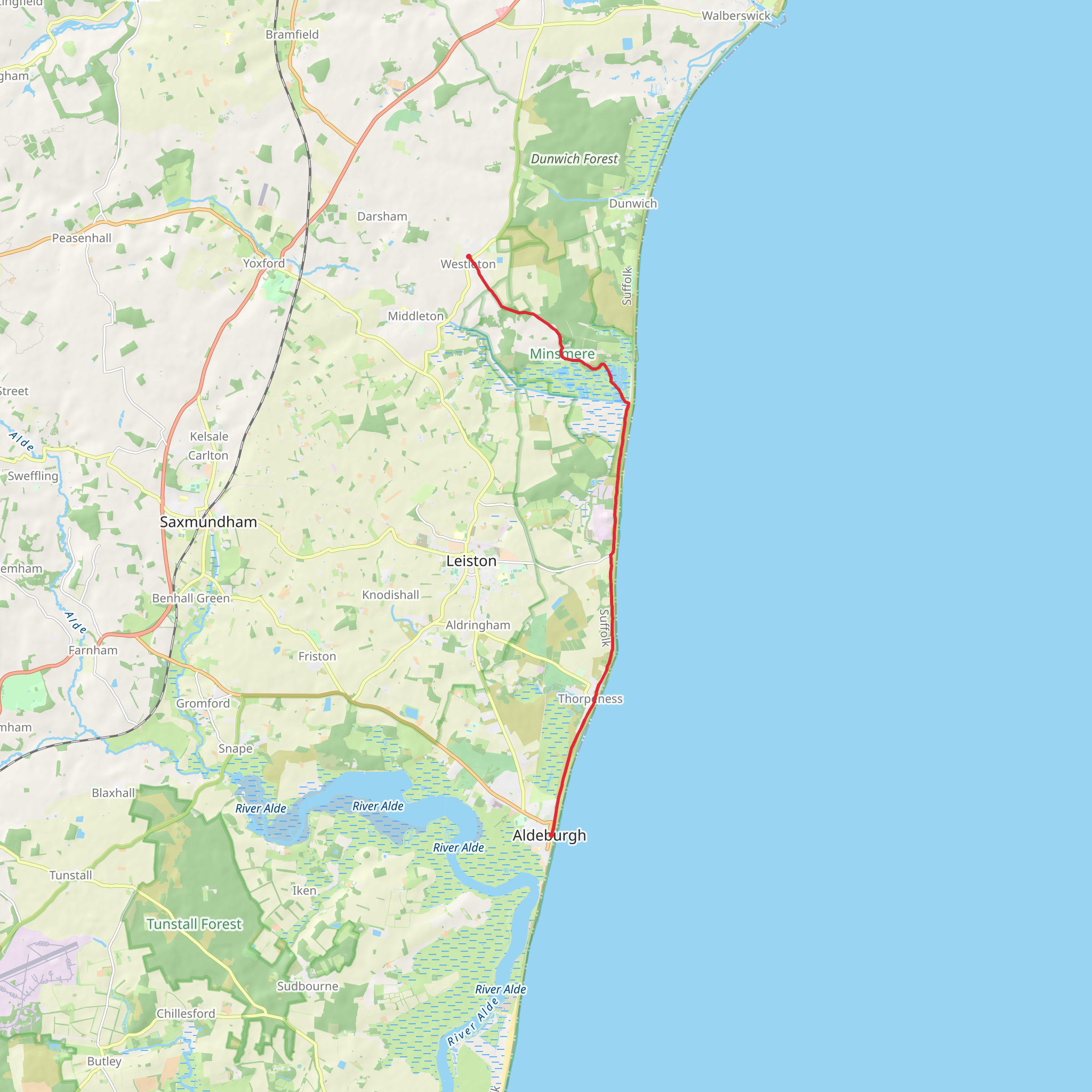 Aldeburgh to Westleton Walk | Suffolk | England