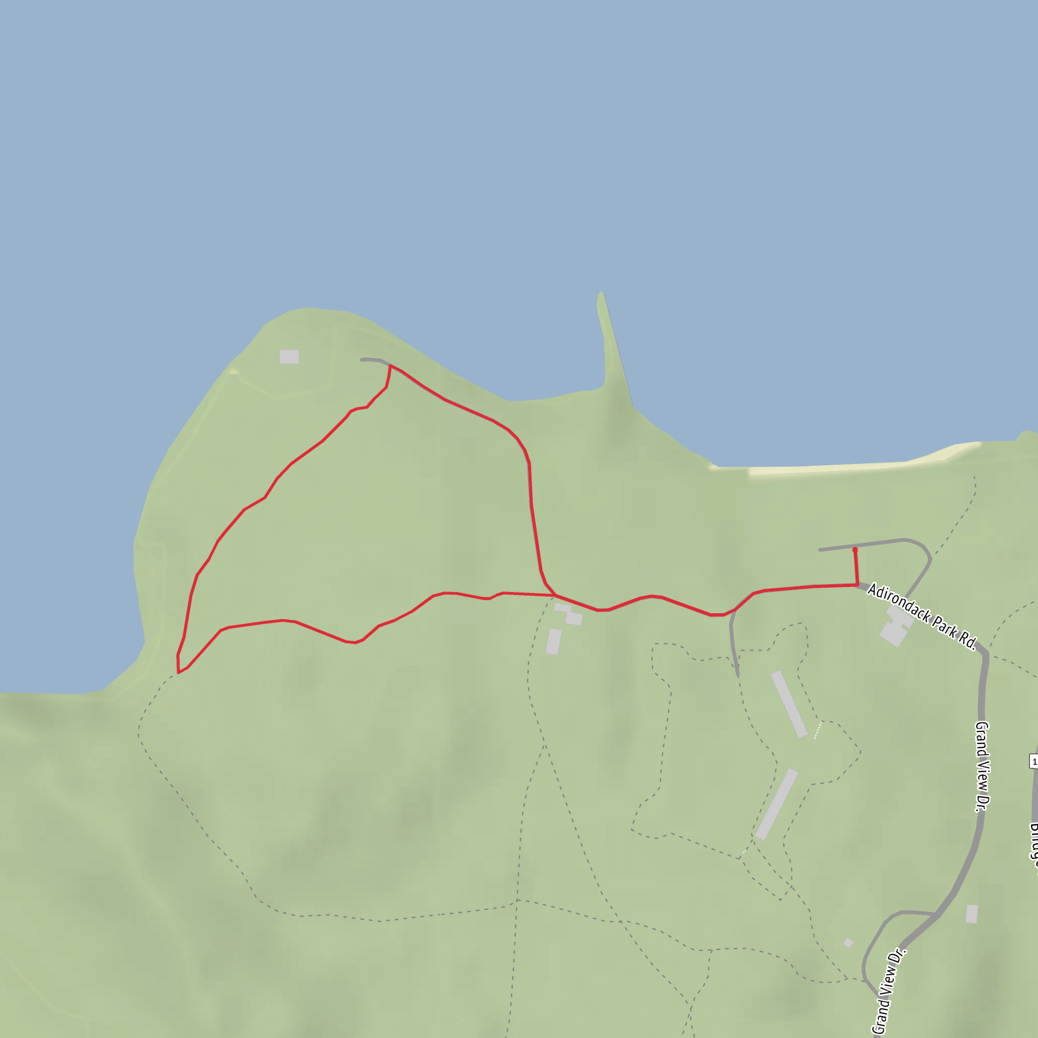 Orchard Point Loop mobile static map