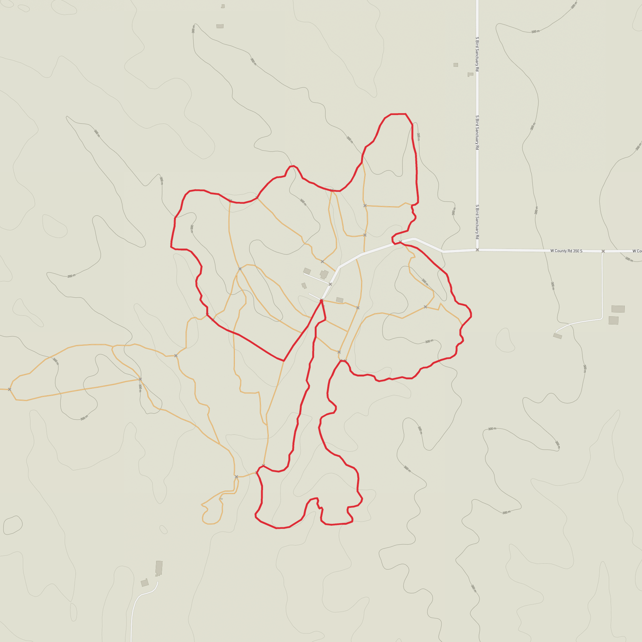 Mary Gray Bird Sanctuary Loop mobile static map