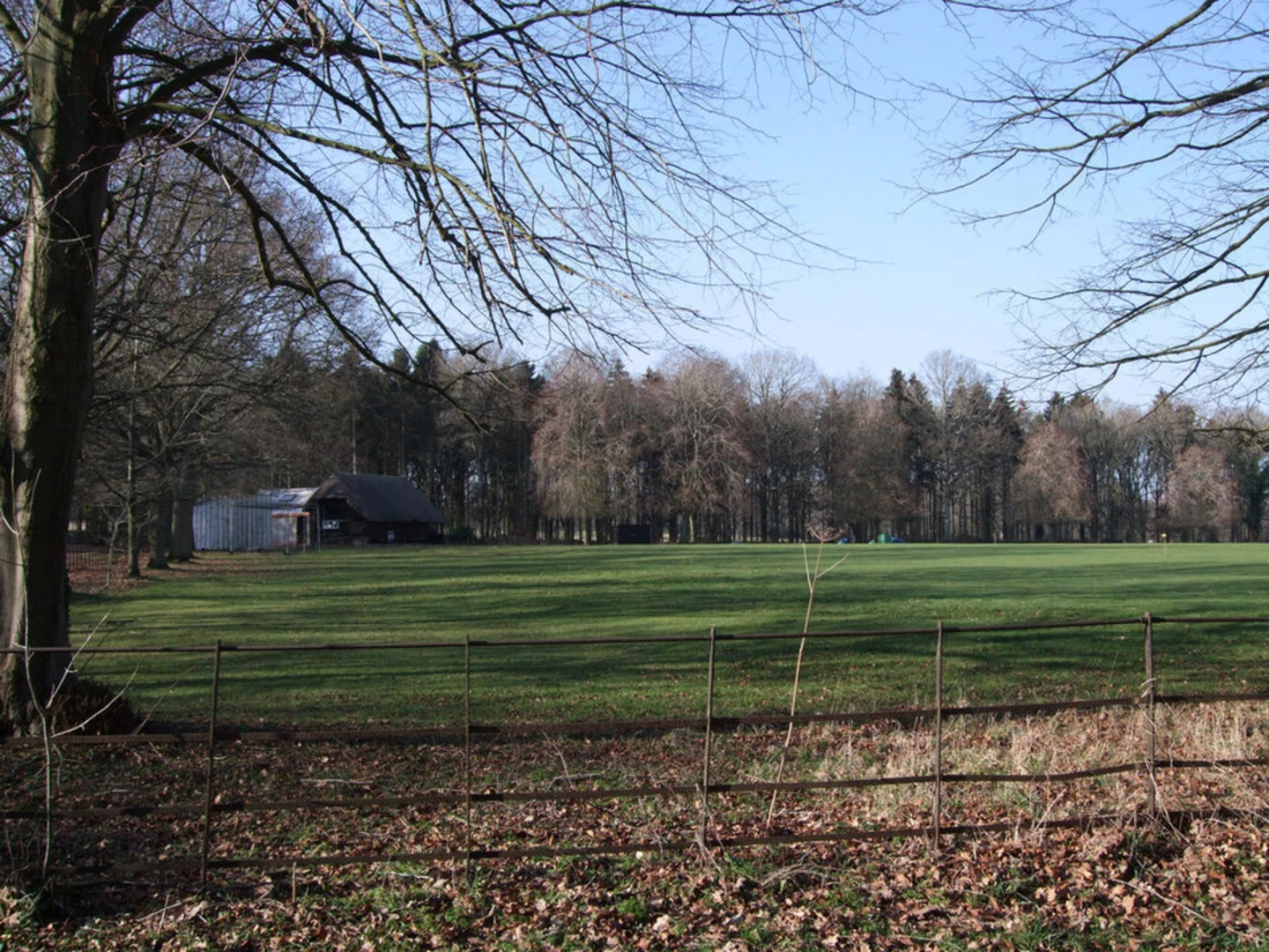 An image depicting the trail Buscot Park and its surrounding area.