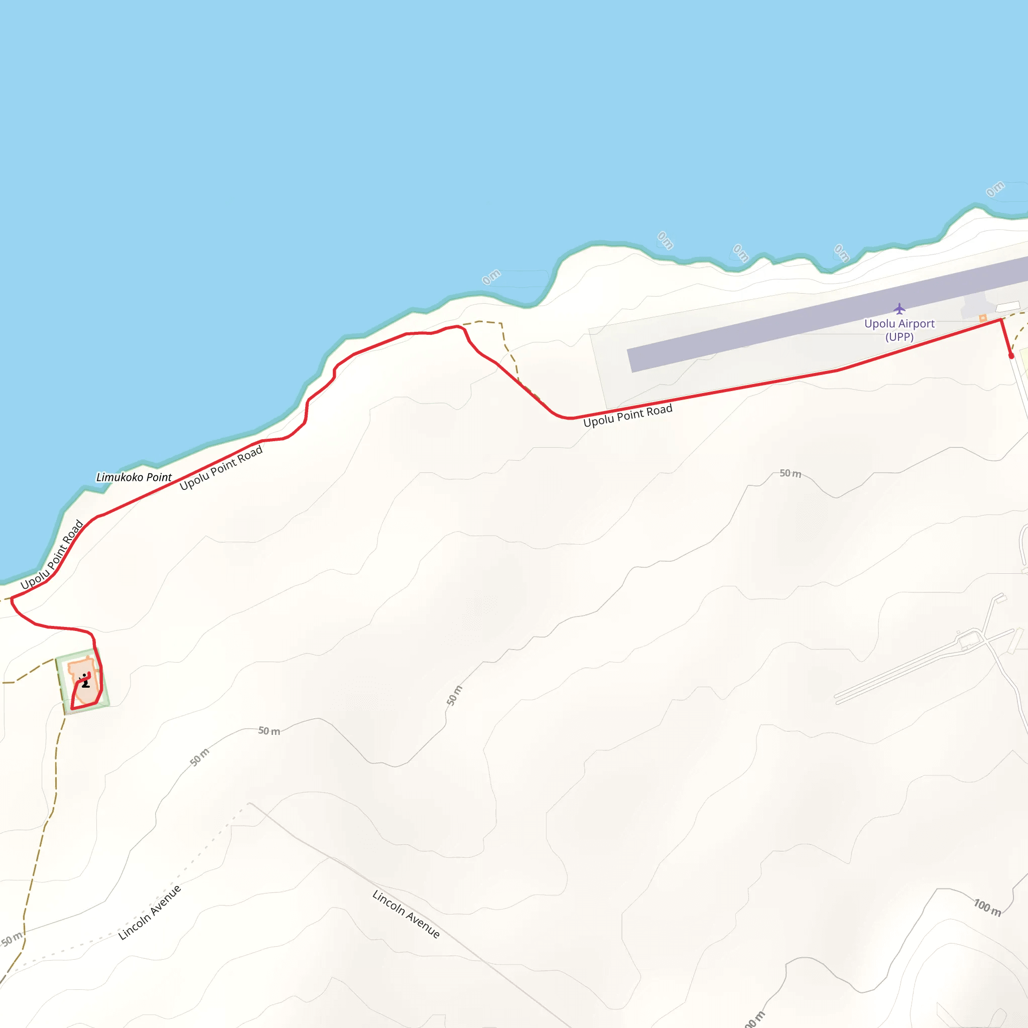 Limukoko Point mobile static map