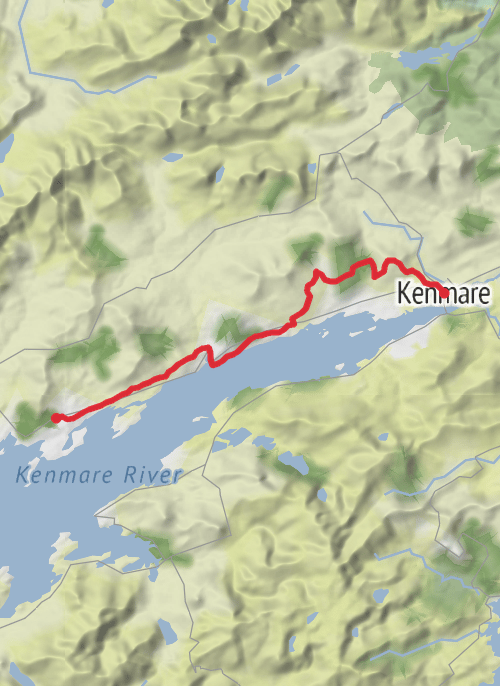County Kerry Hiking mobile static map