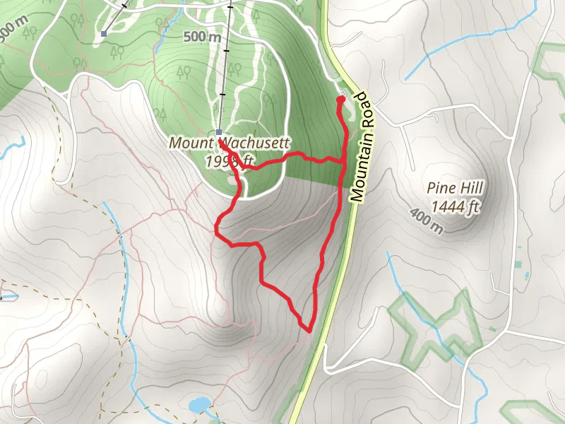 Bicentennial Trail and Mount Wachusett Loop Trail