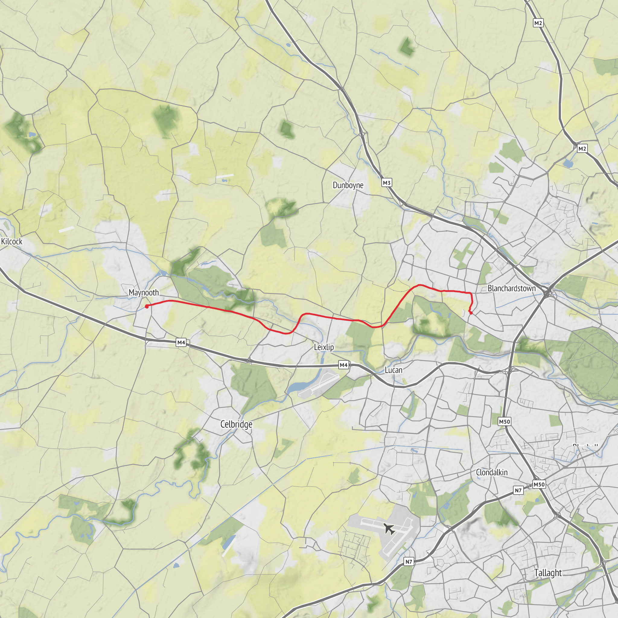 Maynooth - Porterstown mobile static map