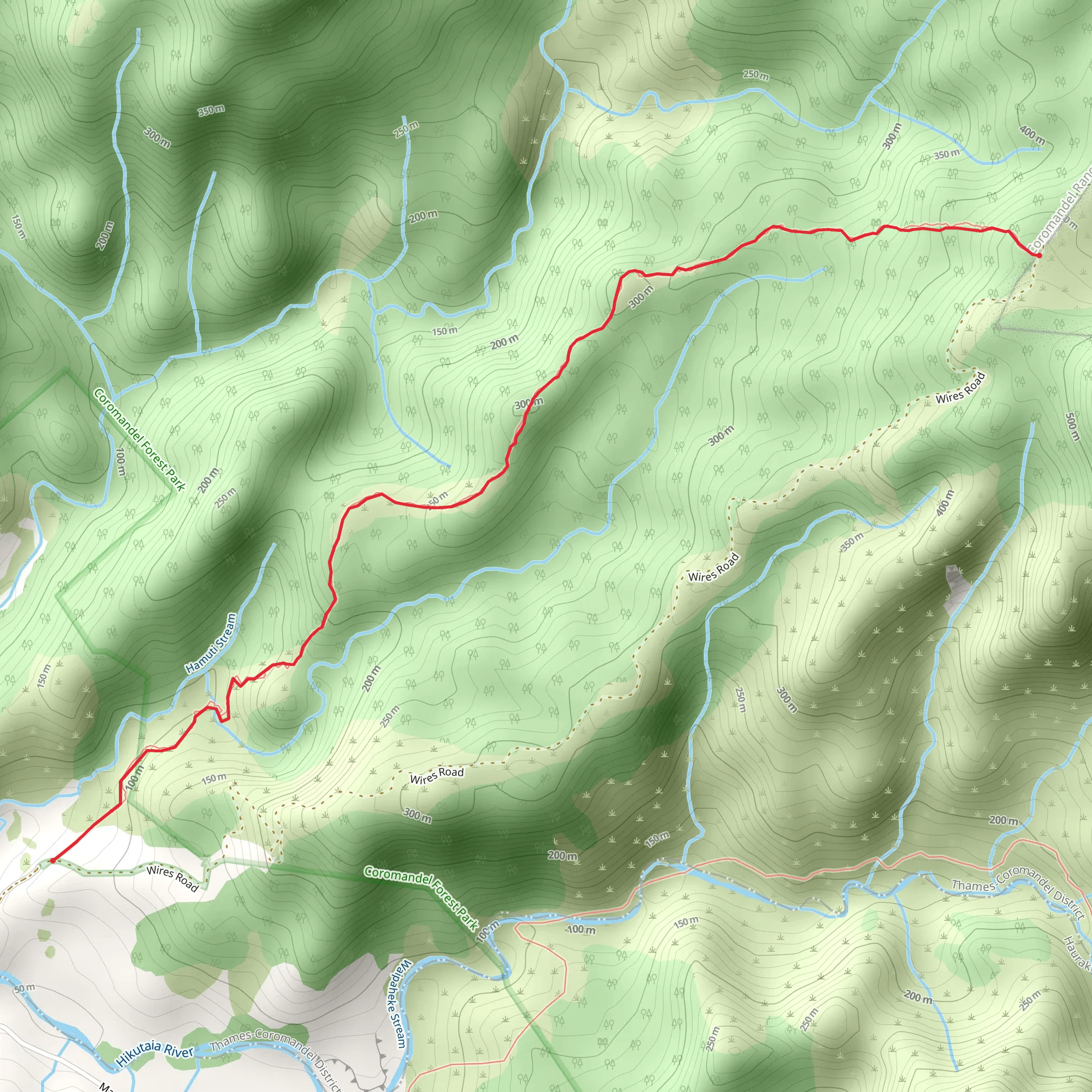 Maratoto - Wires Track mobile static map