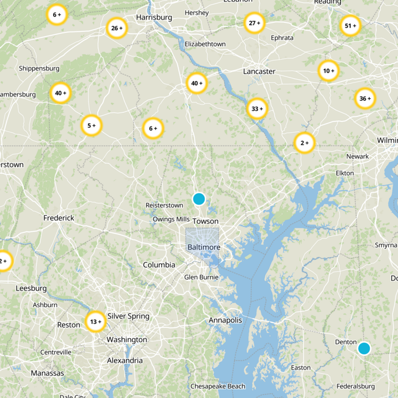 Baltimore County Static Map