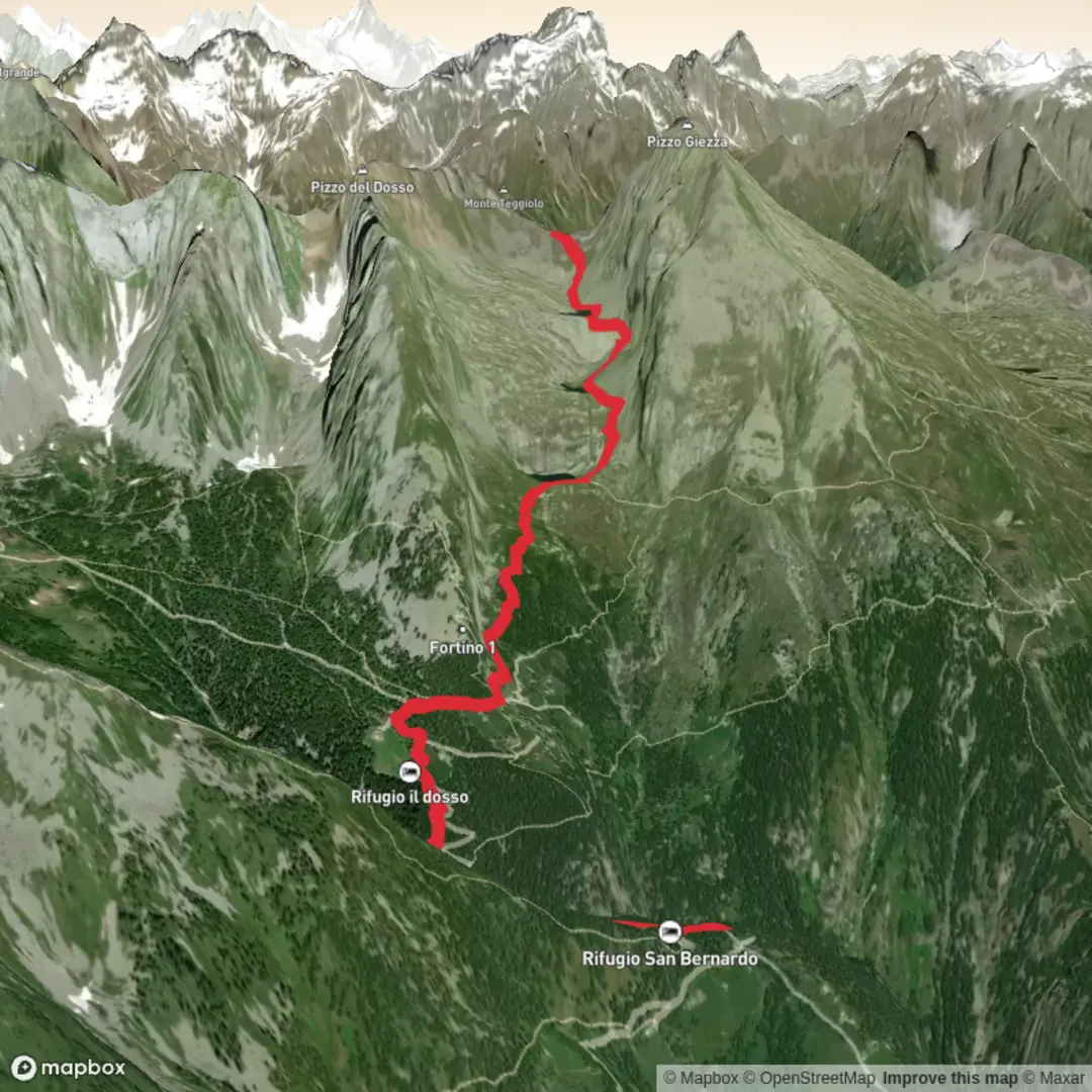 An image depicting the trail Laghi e Passo del Paione and its surrounding area.