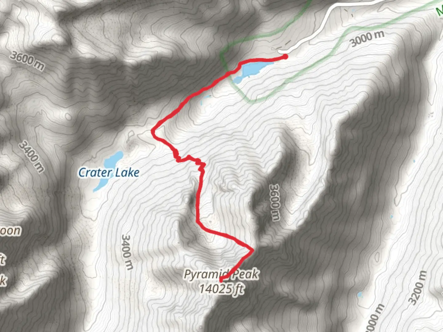 An image depicting the trail Pyramid Peak via Scenic Trail - Maroon Lake and its surrounding area.