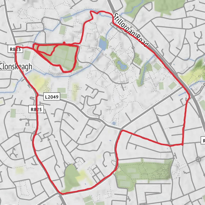 Hike from Milltown mobile static map