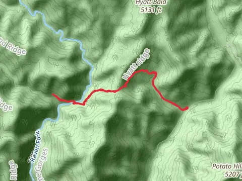Enlow Creek via Hyatt Ridge Trail