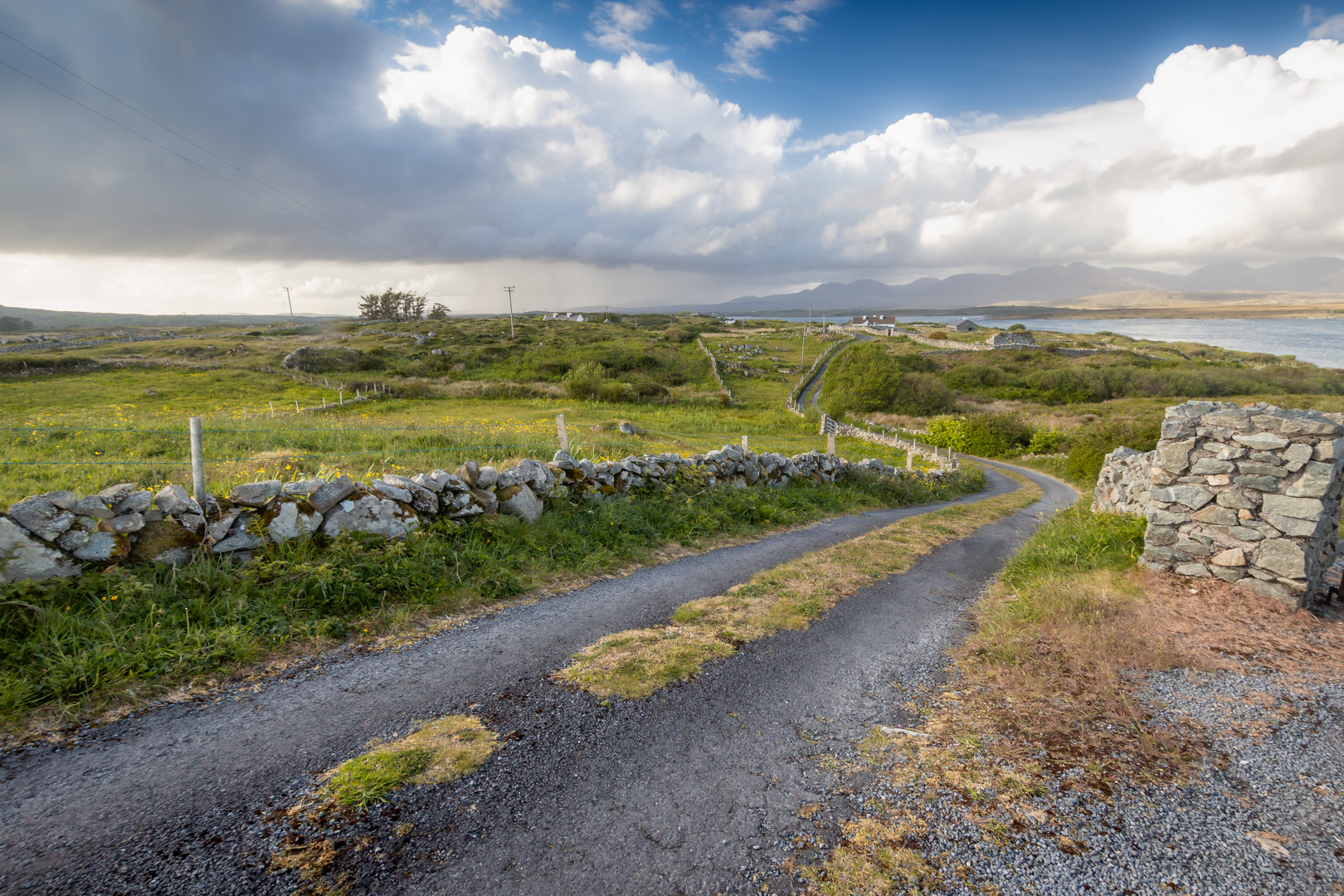 An image depicting the trail Inis Nee Loop and its surrounding area.