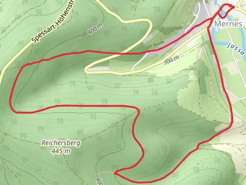 Mernes Wanderweg Apfel and Fichte