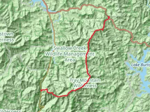 Unicoi Turnpike to Dick's Creek Gap via Appalachian Trail
