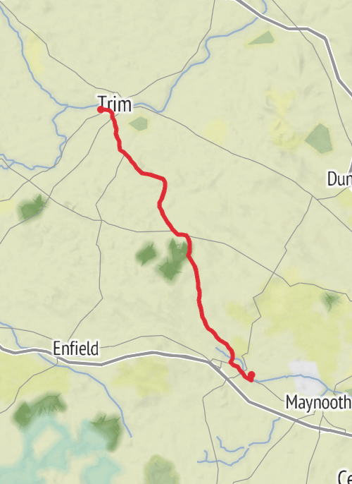 County Meath Cycling mobile static map