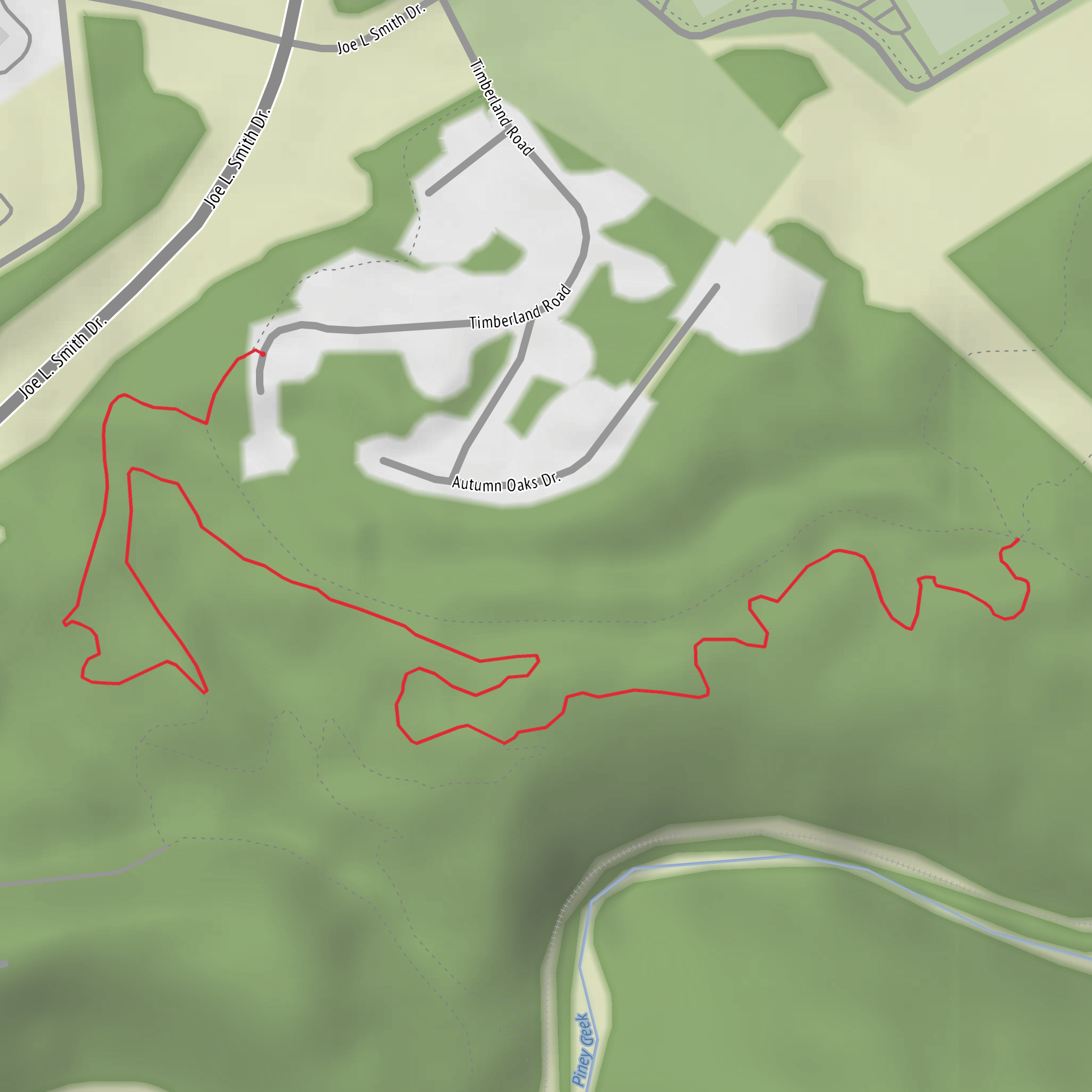 Rock Ridge Trail mobile static map
