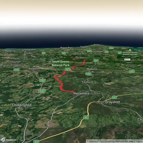 Hike from Haslemere to Newhouse Campsite