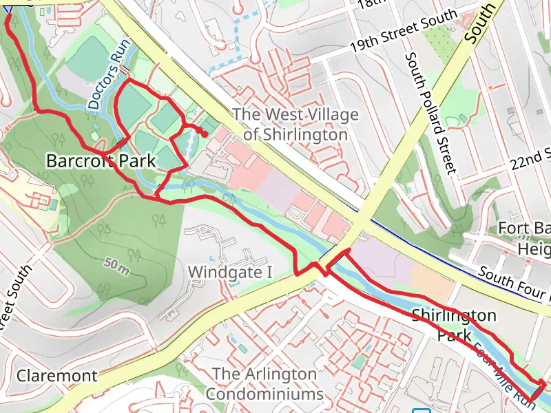 Four Mile Run Loop Trail - Barcroft Park