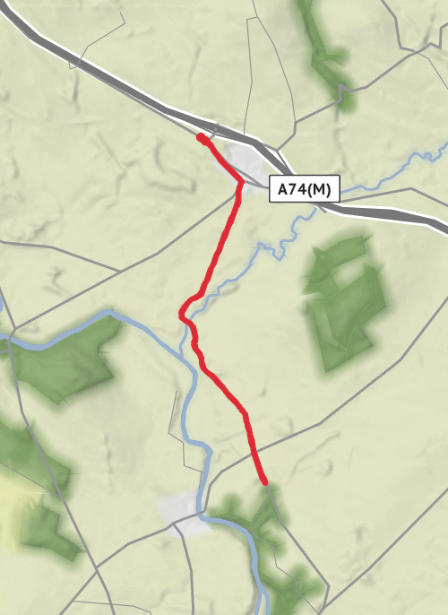 Dumfries and Galloway Hills Running . That was hard !! mobile static map