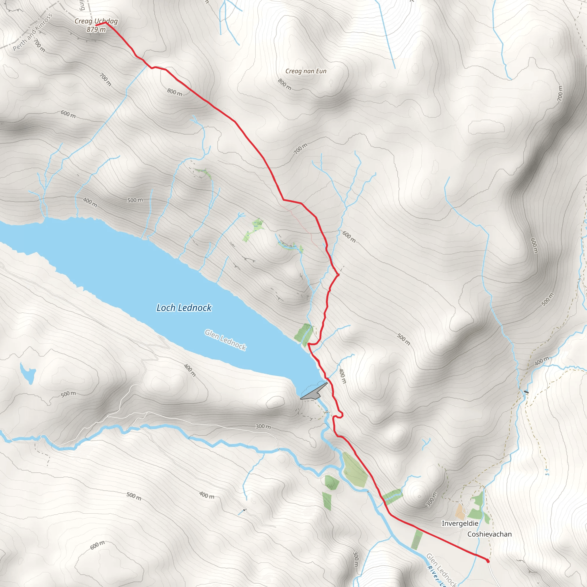 Creag Uchdag mobile static map