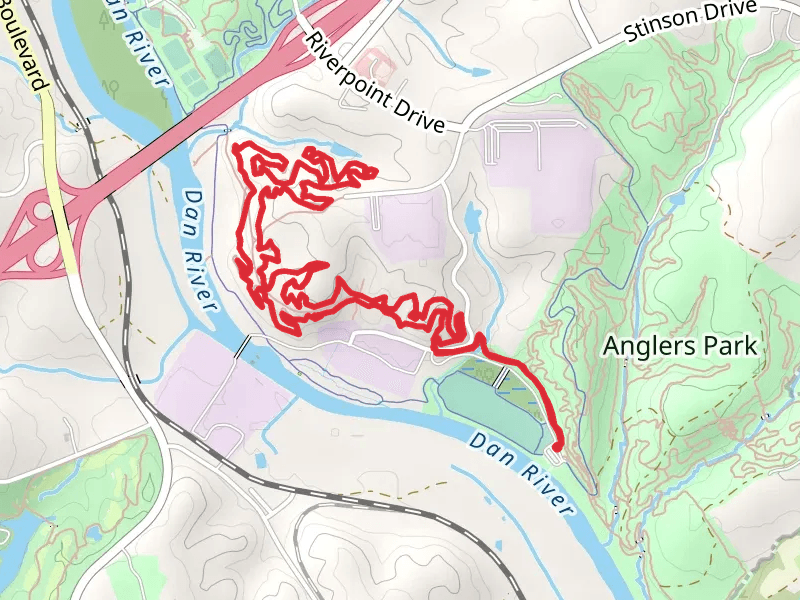 Witchback Loop via Anglers Ridge