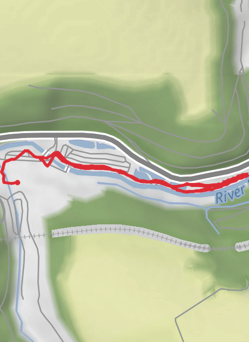 Hike from Two Waters Foot mobile static map
