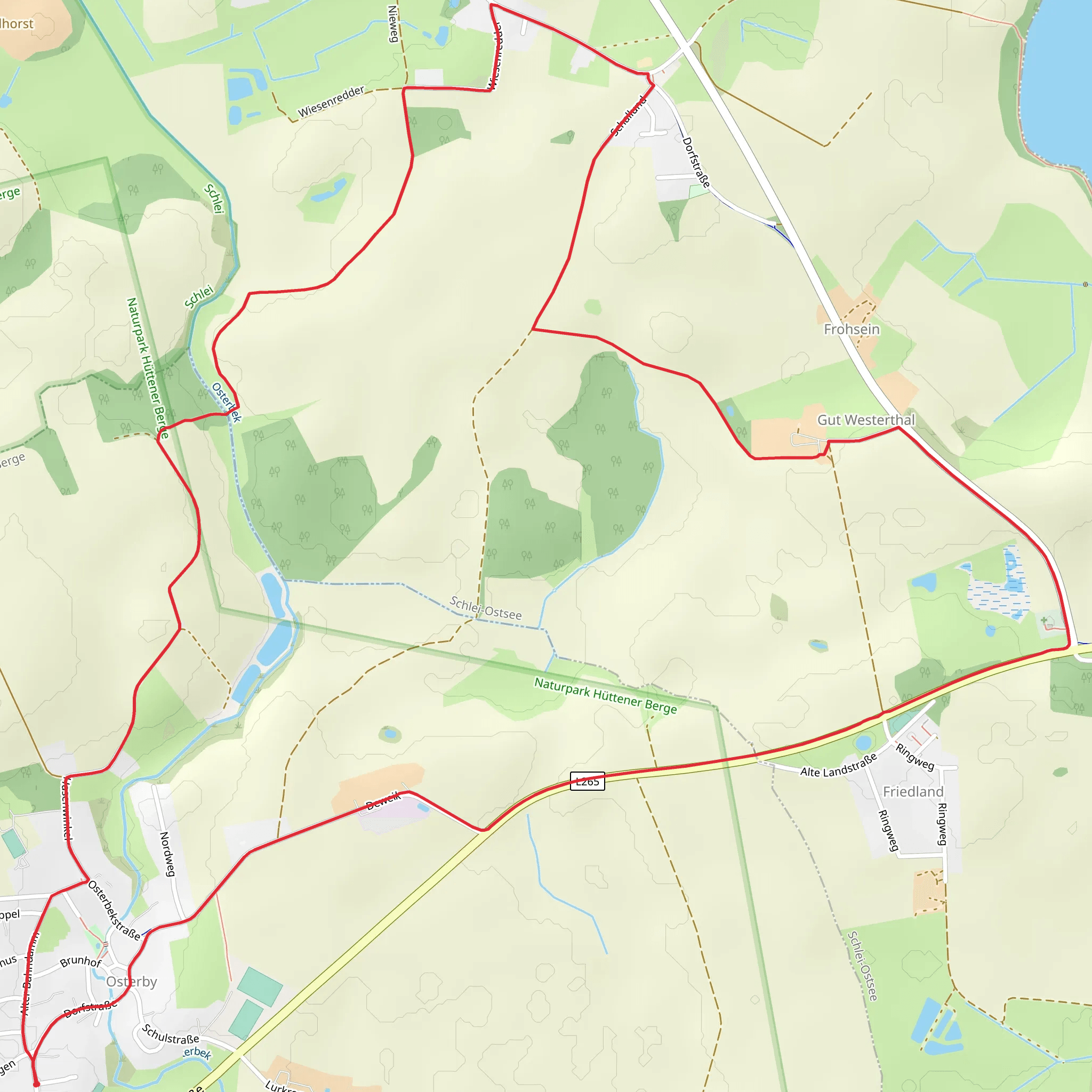 Osterby - Kochendorf Loop mobile static map
