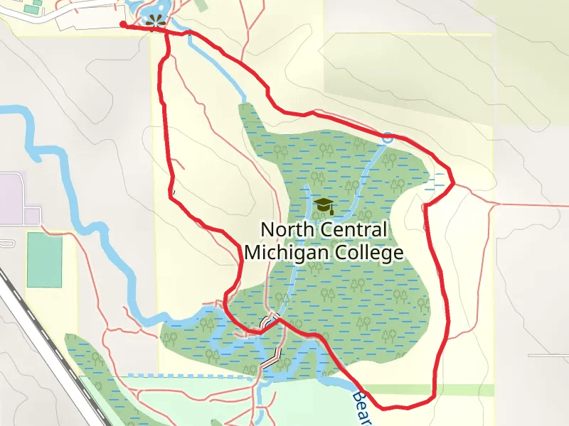 NCMC Nature Area Trail and North Country Loop Trail