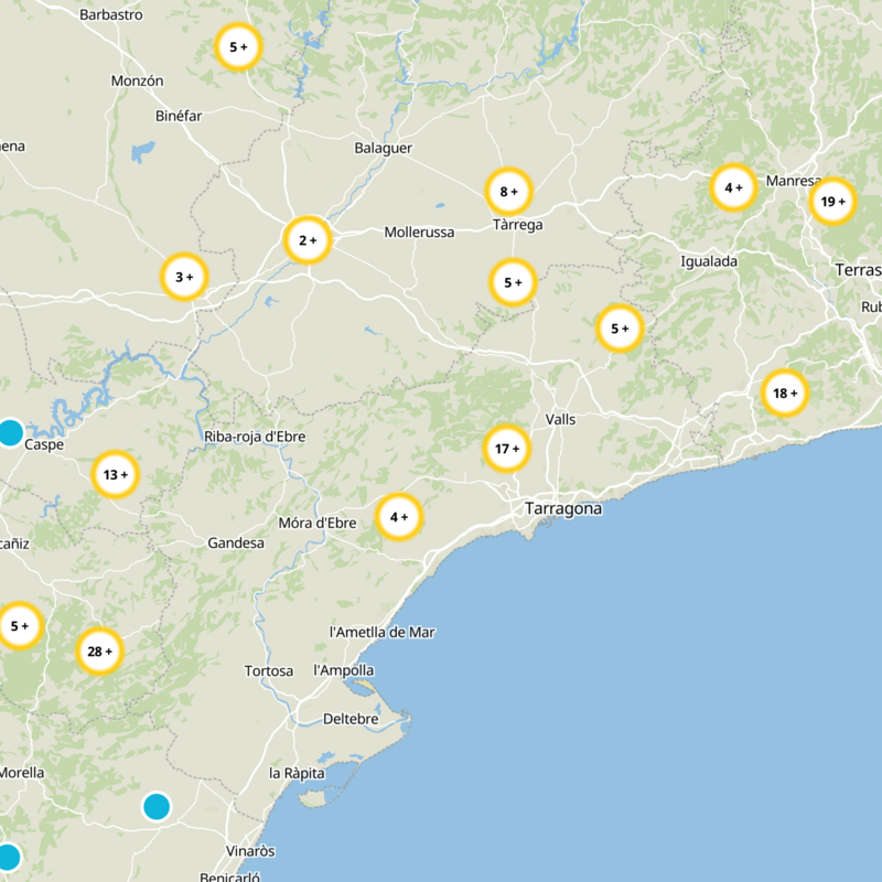 Arbolí Static Map