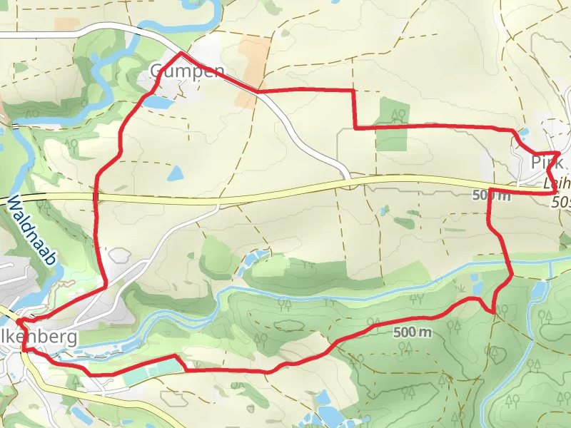 Main Mies Weg and Falkenberg-Mitterteich