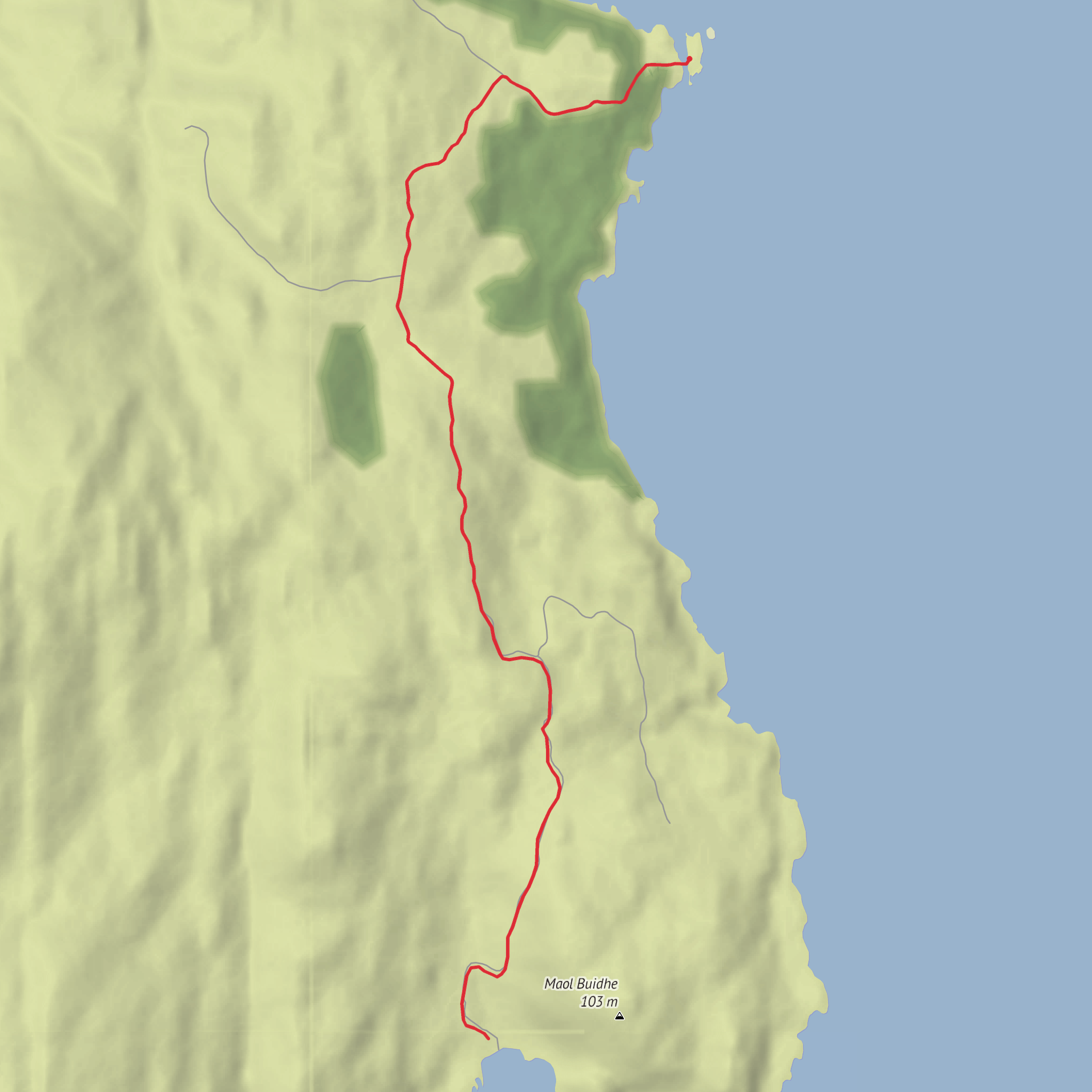 Bagh Gleann a' Mhaoil mobile static map