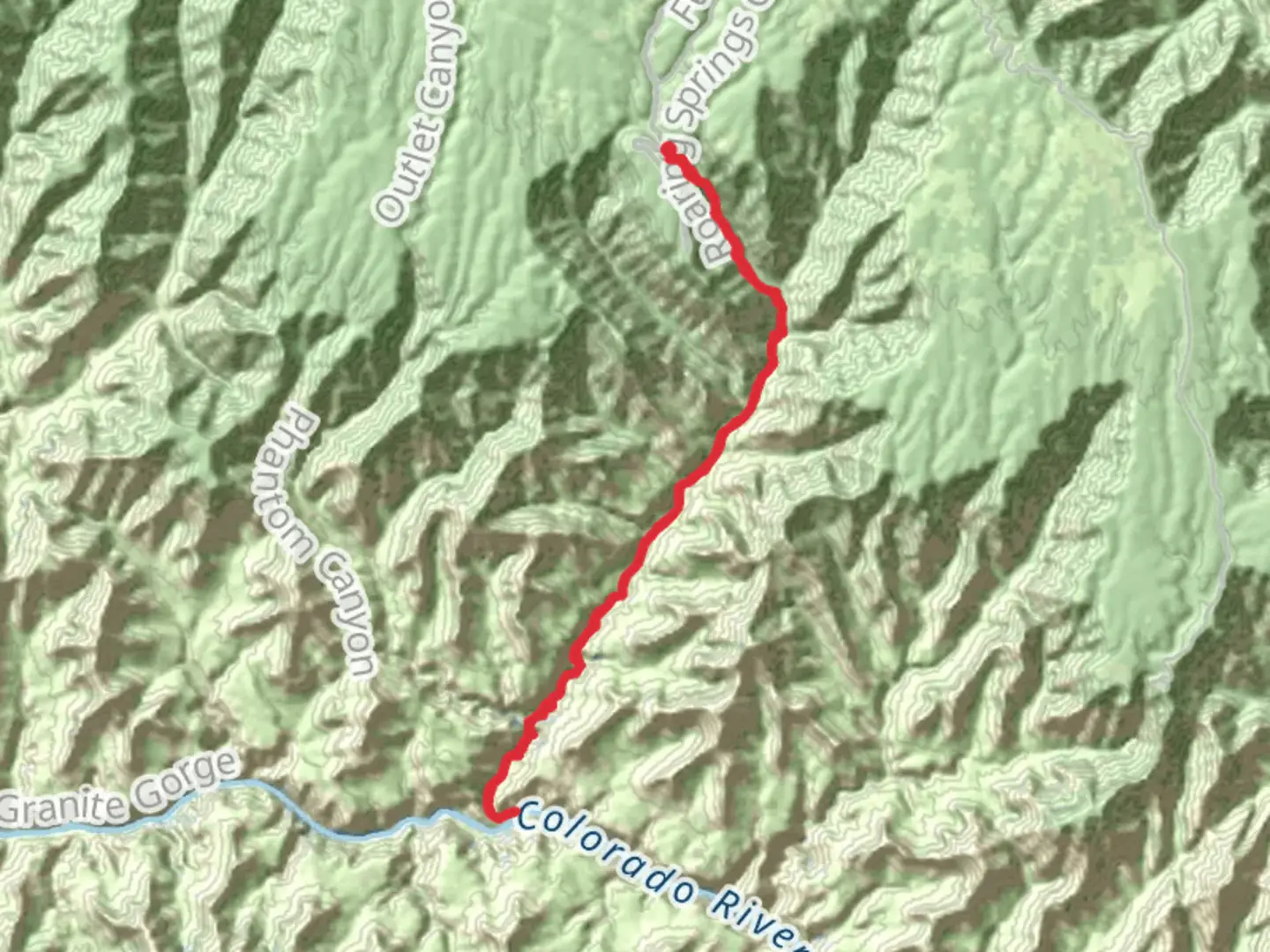 An image depicting the trail North Kaibab Trail and Arizona Trail and its surrounding area.