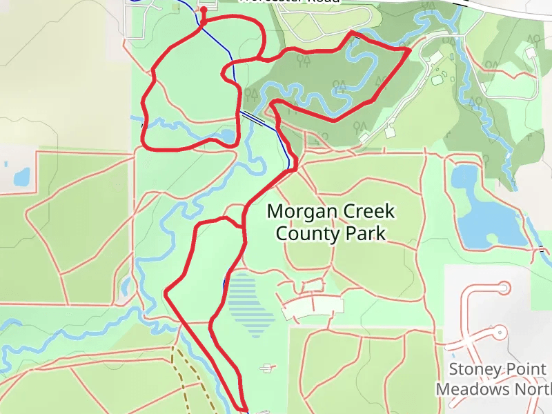 Morgan Creek County Park Loop