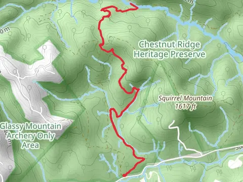 South Pacolet River via Chestnut Ridge Trail