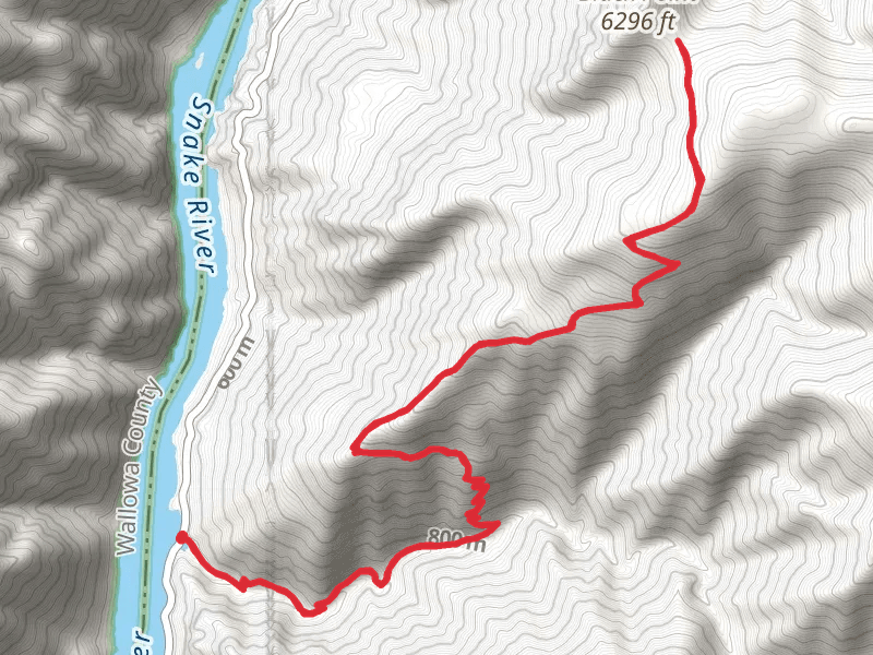 Black Pointvia Kinney Creek Trail