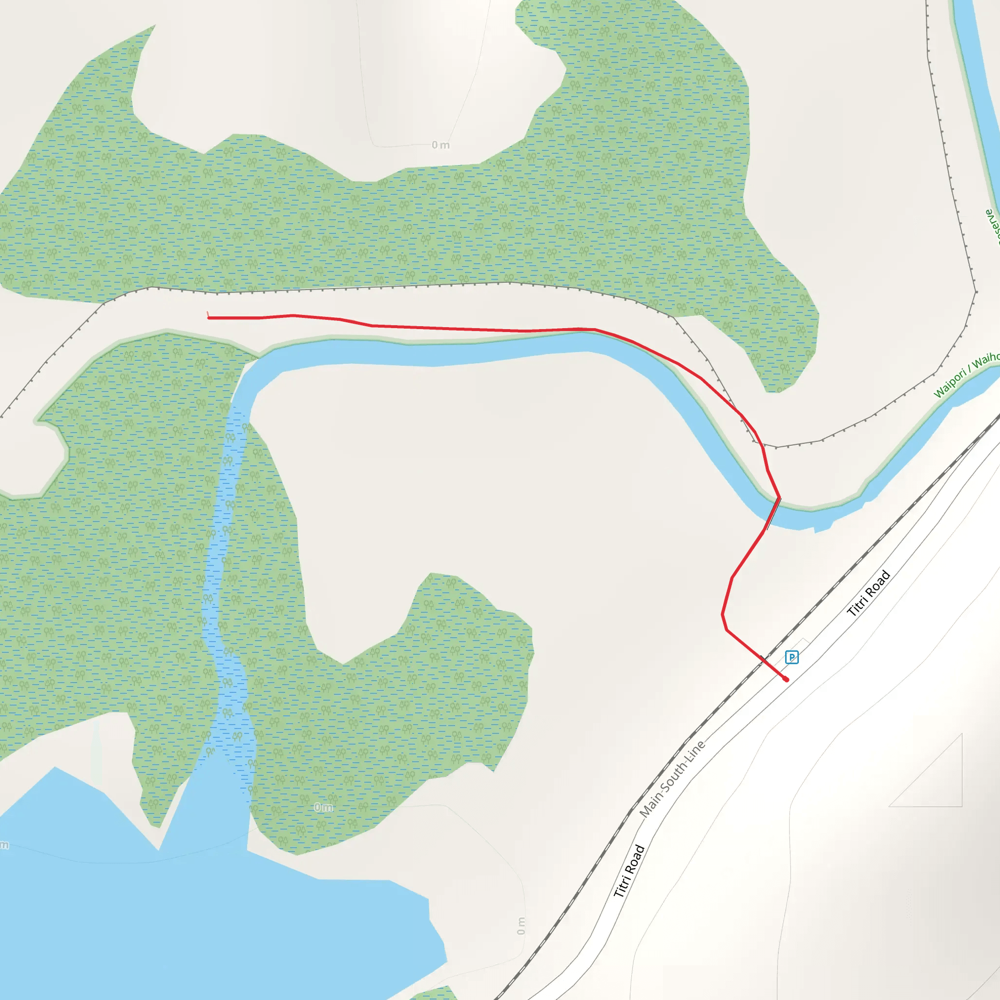 Titri Creek Track mobile static map
