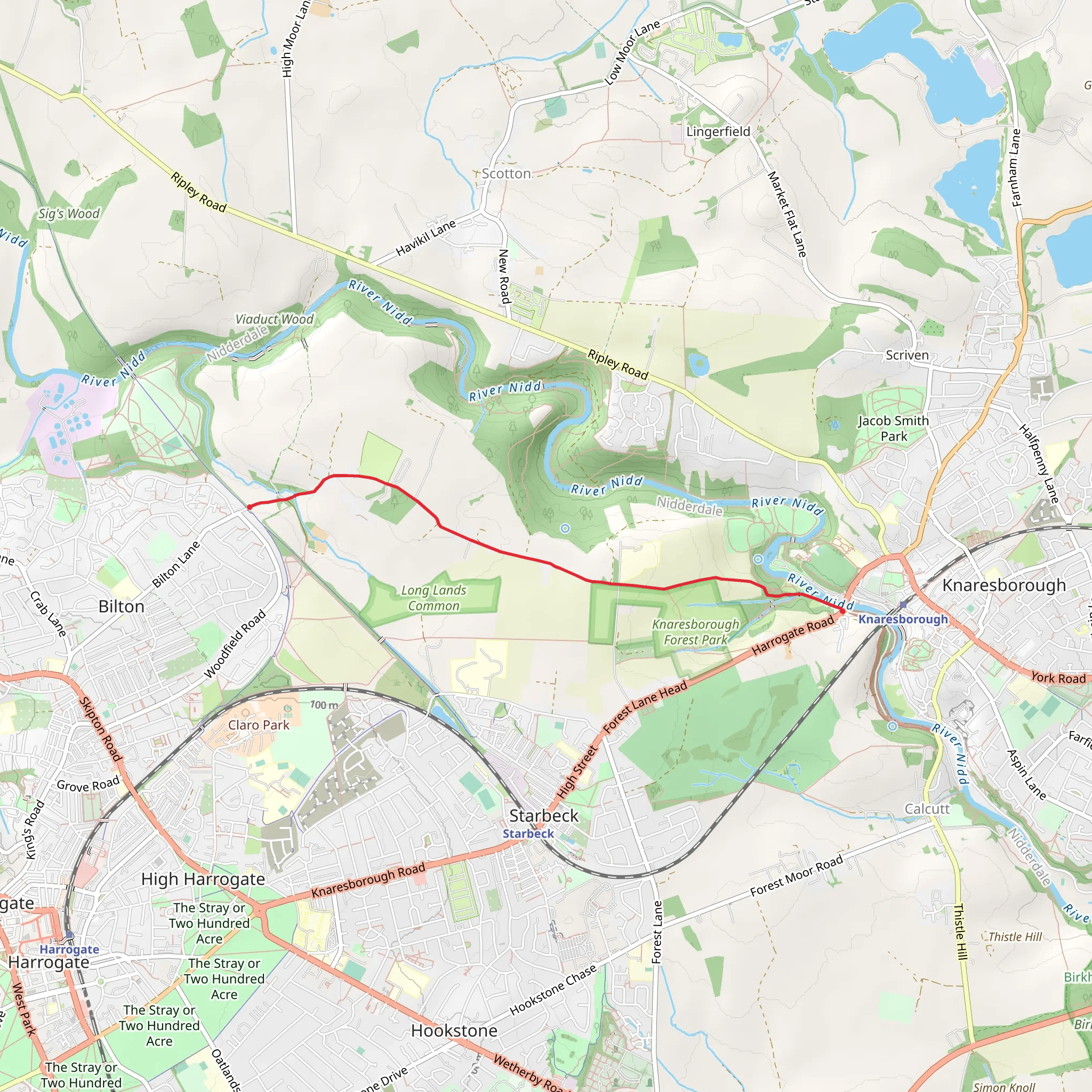 Bilton Lane Walk - Knaresborough | North Yorkshire | England