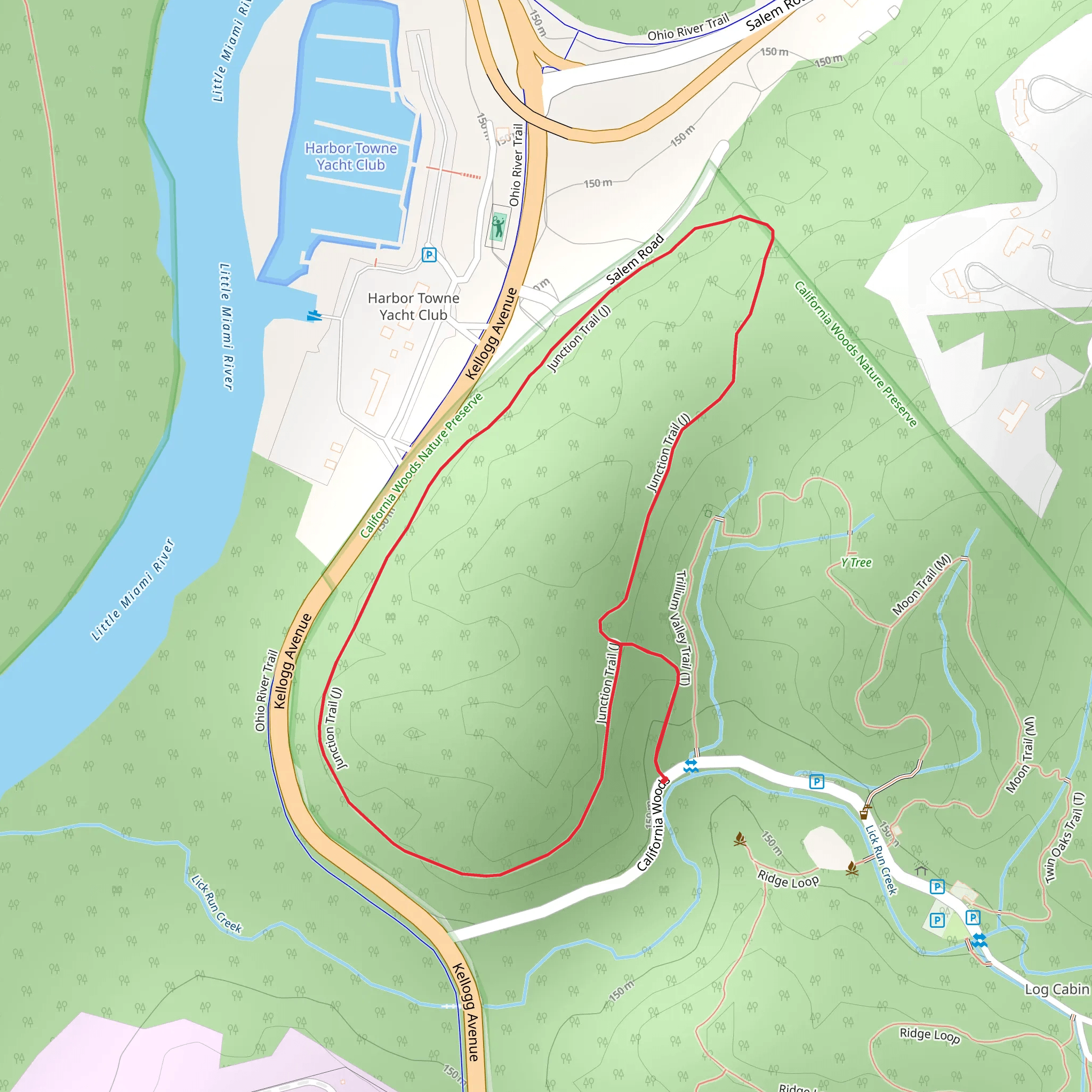 Junction Trail -J mobile static map