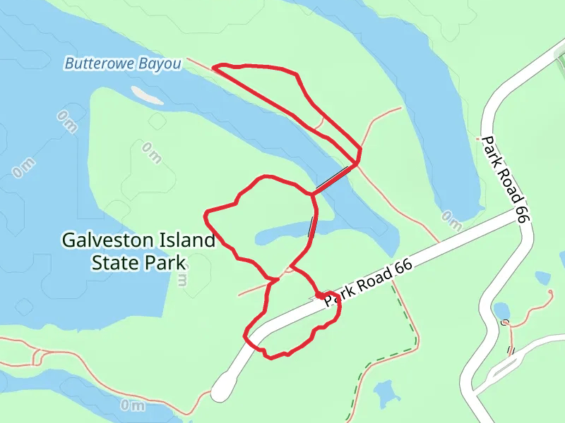 Galveston Island State Park - Heron's Walk Trail