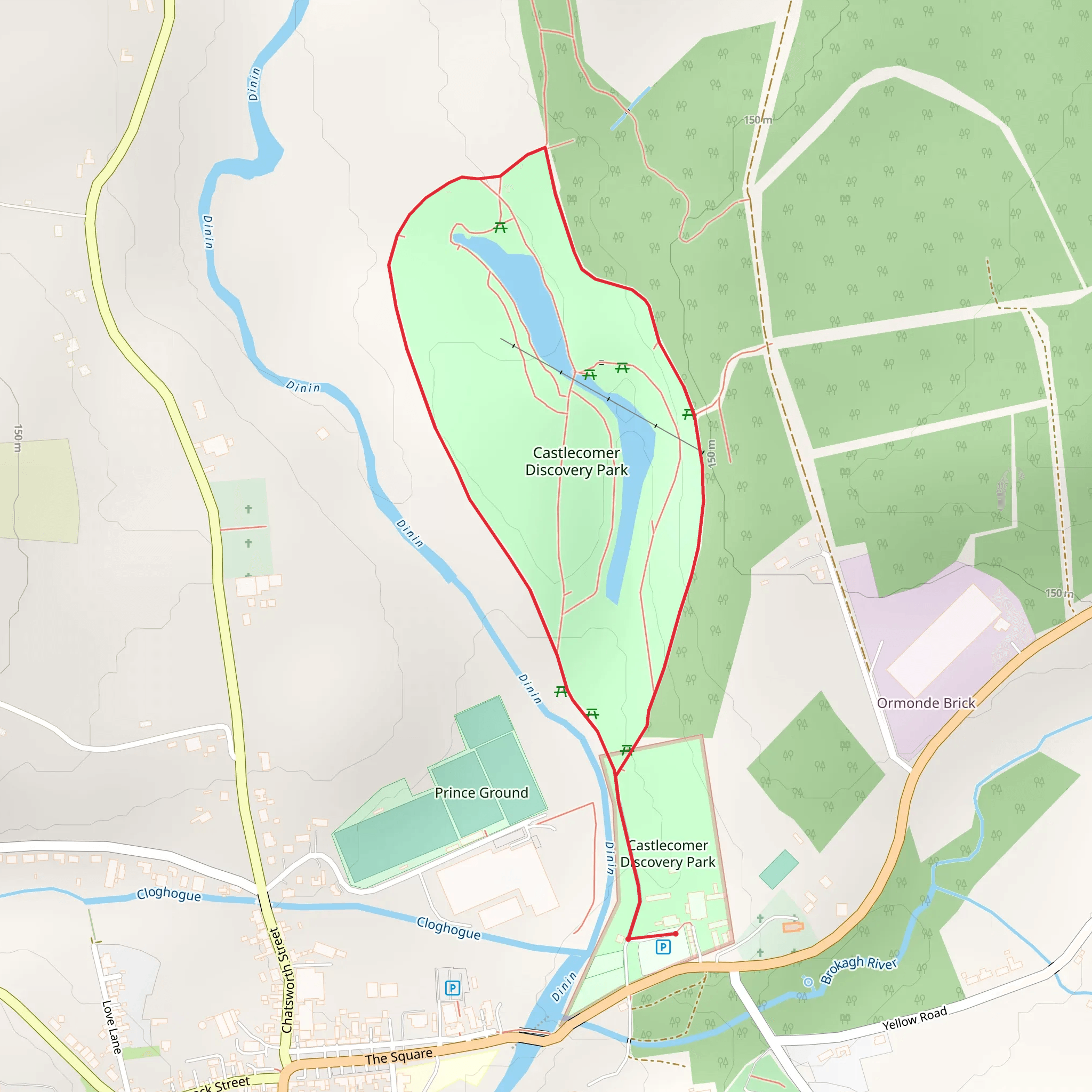 Castlecomer Loop mobile static map