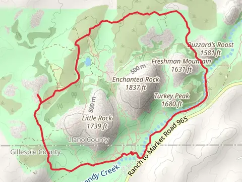 Moss Lake and Sandy Creek Loop